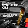 Optimized For Synthetic Oils

Compatible With All Oil Types And Weights