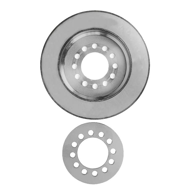 Caterpillar C15 C16 3406E Crankshaft Damper By PDI Top View of Crankshaft Damper