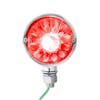 Star-Burst Chrome Double Face Glass Watermelon Lens 1157 Bulb Kit - Rear Side (On)