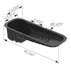 Cummins ISX Oil Pan 3692887 Dimensions