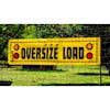 Lighted 8' Oversize Load Banner - Displayed