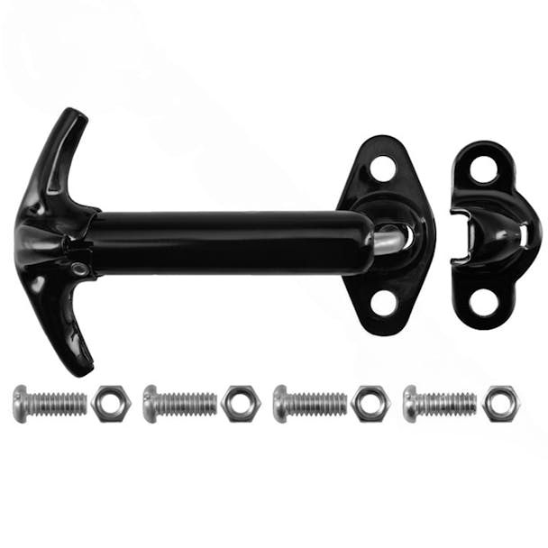 Universal Hood Latch Kit With 4 Nuts and 4 Screws Underneath Hood Latch