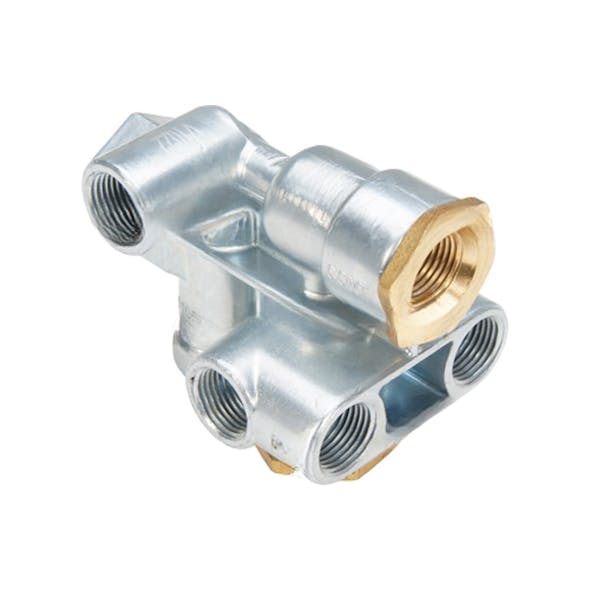 Spring Brake Control Valve 110500 Front, Upper Angle