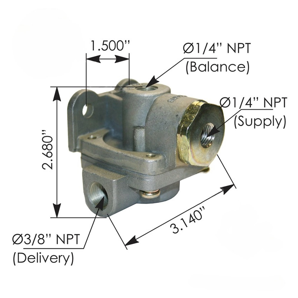 QR1C Type Quick Release Valve | Raney's