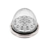 17 LED Watermelon Dual Color Amber Light Flush Mount Kit -  Clear Lens, LED Off