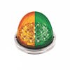 17 LED Watermelon Dual Color Amber Light Flush Mount Kit - Amber & Green LED