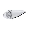 17 LED Dual Color Torpedo Cab Light - Horizontal View, Clear Lens, LEDs Off