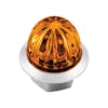 4 LED 3/4" Mini Watermelon Dual Function Clearance Marker Light - Amber LED