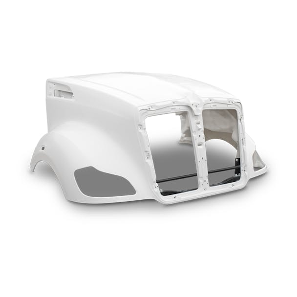 Kenworth T680 Modified Design Hood 2013-2020 L29-1293-10000 L29-1293-20000 L29-1300-13100 - Angled View