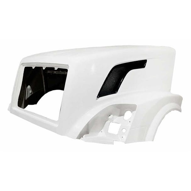Volvo VNL Gen 2 Hood 2003-2017 20708719 20748253 20818017 - Angled View