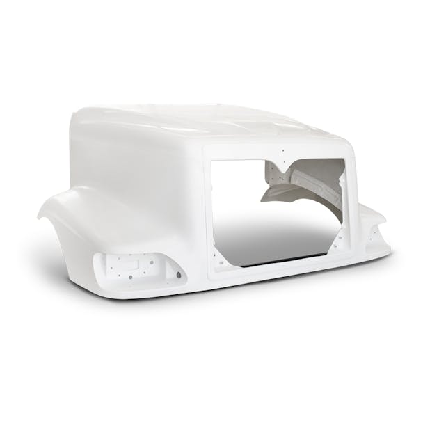 International 9200i Hood 1999 And Newer 3514033C91 3551824C91 - Angled View