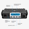 MicroMobile GMRS Two-Way Radio 15 Channels 15 Watt USB-C MXT115 - Diagram