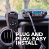 MicroMobile GMRS Two-Way Radio 15 Channels 15 Watt USB-C MXT115 - Interior Radio