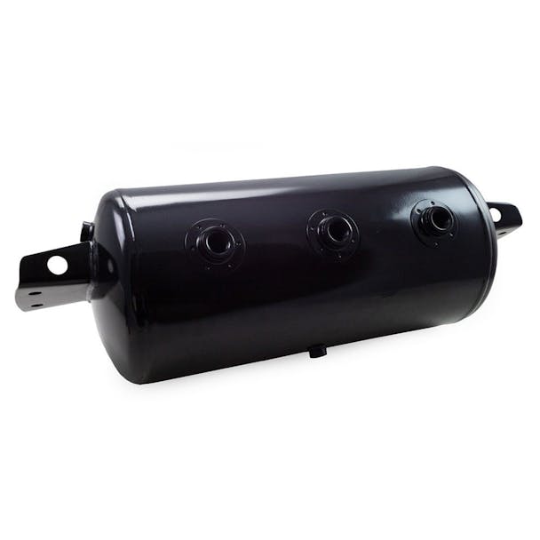 12" Diameter Air Tank HT-1216 J1216 ST1216 461024 - Reference Image: Black Coated Steel