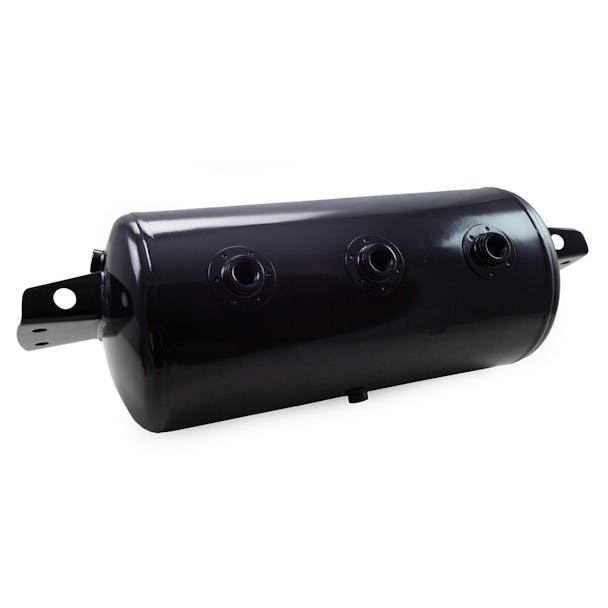 8" Diameter Air Tank 12-142532 HT-8047 J8047 ST8047 - Reference Image: Black Coated Steel