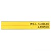 4" Wide 30' Winch Strap with Flat Hook - weight limits W.L.L. 5,400LBS 2,450KGS