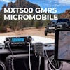 MicroMobile GMRS Two-Way Radio 50W 99 Channels With USB-C MXT500 - Interior Truck