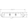 9.5" Diameter Steel Air Tank HT-9597 J9597 ST9597 - Dimensions diagram