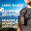 RAN-7202-FRS Walkie Talkie 36 Channels 38 Mile Range With USB-C T71VP3 - Guy Mountain