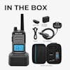 RAN-7202-GMRS 5-Watt Walkie Talkie Pro 36 Channels GXT67 - What's Included