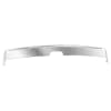 Kenworth Peterbilt 2023+ Aerohood Premium 304 Stainless Steel Bug Deflector - Front view