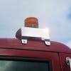 Universal Premium 304 Stainless Steel Adjustable Beacon Bracket - Installed On Truck
