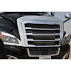 Freightliner Cascadia 2018+ Premium 304 Stainless Steel Grill Surround - installed on truck