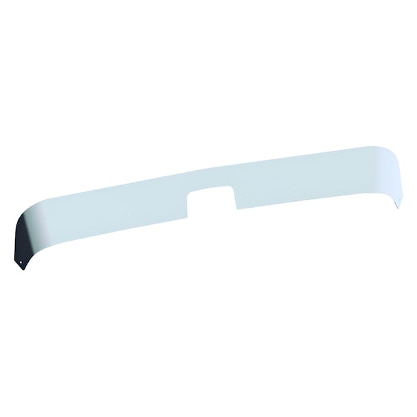 Freightliner 114SD 2013+ Premium 304 Stainless Steel Bug Deflector - Angled View