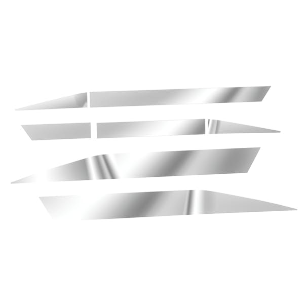 Kenworth T680 Next Gen 2022+ Premium 304 Stainless Steel Front Step Kick Panels - Set