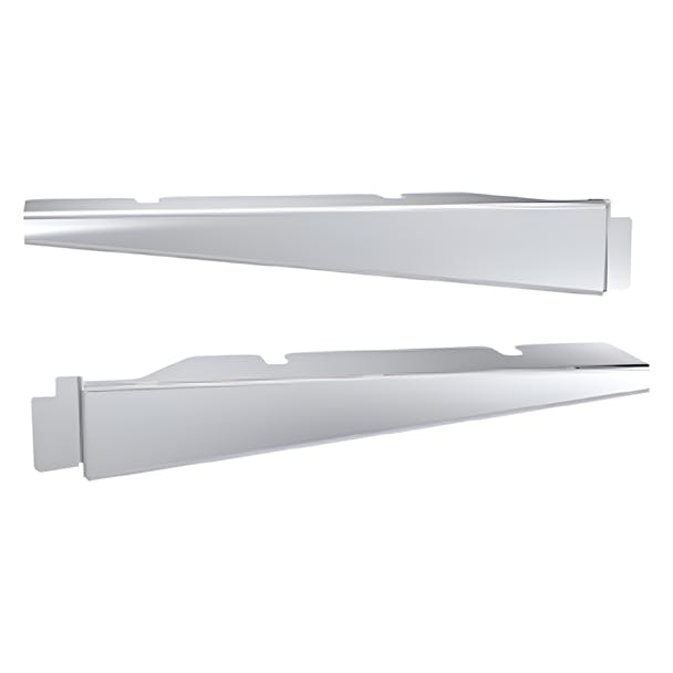 Kenworth T680 Next Gen 2022+ Premium 304 Stainless Steel Sleeper Extension Panels - Pair