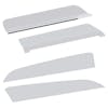 International LT Premium 304 Stainless Steel Kick Plates - Upper & Lower Step