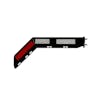 Angled Spring Loaded Mud Flap Hanger Kit - Side 1, 2.500"