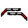Angled Spring Loaded Mud Flap Hanger Kit - Pair, 2.500"