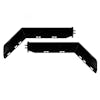 Angled Spring Loaded Mud Flap Hanger Kit - Pair, 1.125"