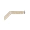 Angled Spring Loaded Type Mud Flap Hangers - Side 1, 28.250"