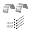 430 Stainless Steel 80" Single Axle Fenders - Entire Kit