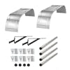 430 Stainless Steel 132" Single Axle Fenders - Entire Kit