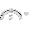 Eaton Drum Brake Shoe Kit Diagram | Spring Pin A Is Located Farther Toward End of Shoe, High Mount