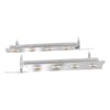 Kenworth W990 Premium 304 Stainless Steel Extended Cab Panels For Cab Exhaust - M5 Amber LED