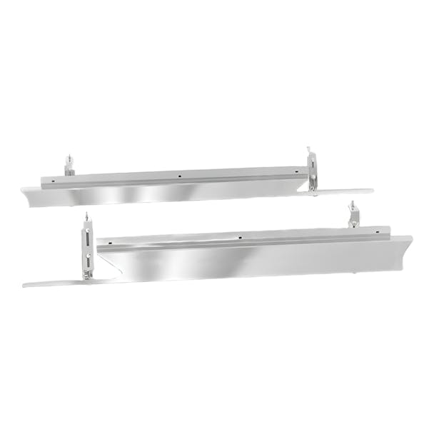 Kenworth W990 Premium 304 Stainless Steel Extended Cab Panels For Cab Exhaust - Blank
