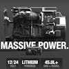 Massive Power - 12/24 Volt, Lithium Powered, 45.0L, Gas + Diesel