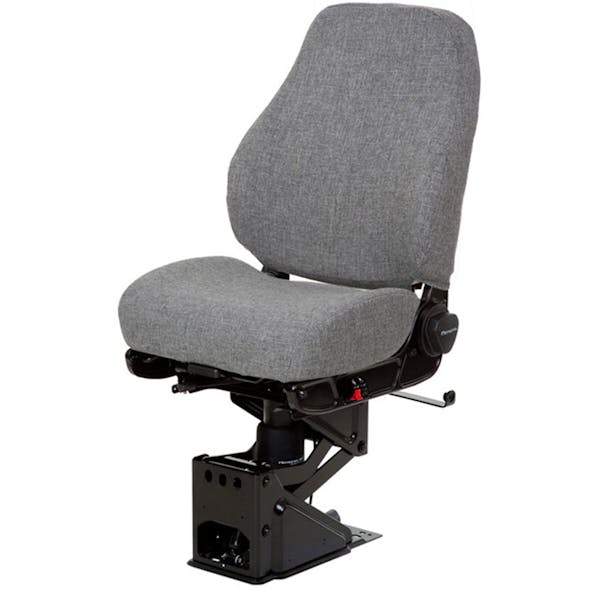 Ensign Mid-Back  Grey Cloth Seat