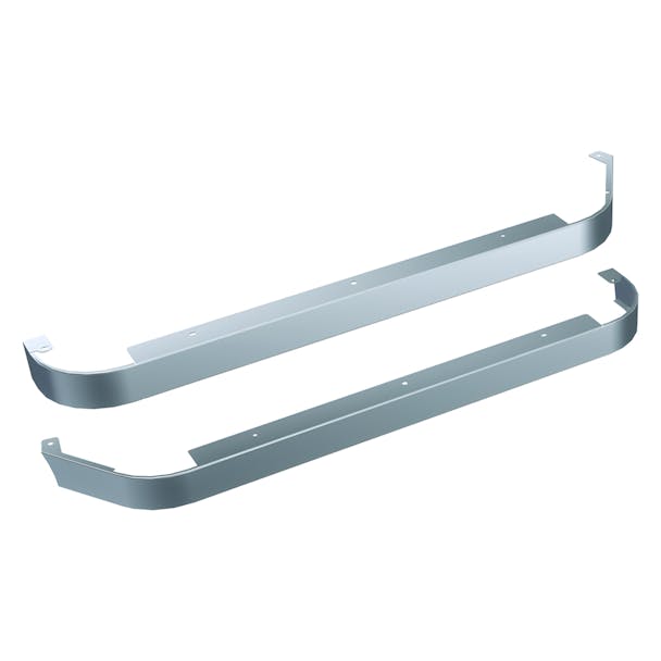 Kenworth W990 52" Sleeper Without Extenders Premium 304 Stainless Steel Sleeper Panels - Blank