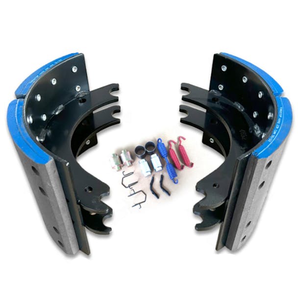 Dana Spicer FC Brake Drum Shoe Kit With Hardware | Springs, Rollers, Bushings and Shoes