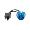 9007 To H4656 3-Pin Bulb Conversion Adapter Plug - Front view of pin and plug