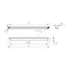 24 LED Dual Function 12" STT GloLight Bar - Dimensions: 11.5" (W) x 5/8" (H)