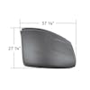 International LT 2018-2025 Bumper Cover 4115697C2 4115698C2 - Dimensions: 37 1/4 (W) x 27 1/4 (H)