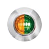 2 LED 3/4" Mini Double Fury Amber STT Light - Amber & Green LED