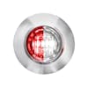2 LED 3/4" Mini Double Fury Red STT Light - Red & White LED