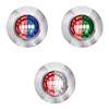 2 LED 3/4" Mini Double Fury Red STT Light - All color options